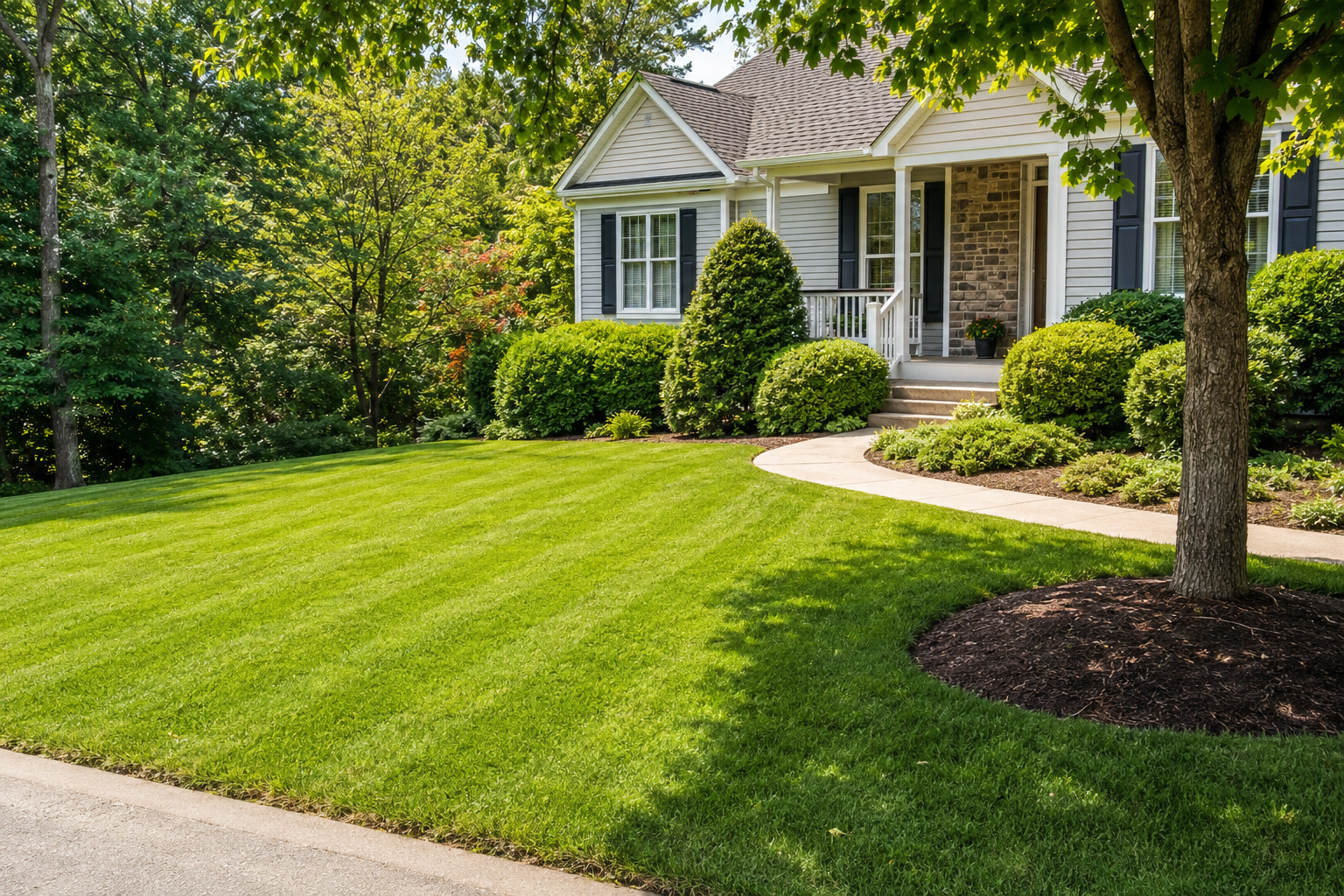 Professional lawn mowing and yard services