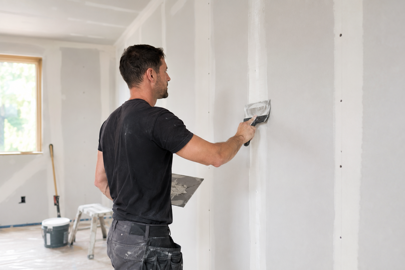 Sheetrock and drywall installation